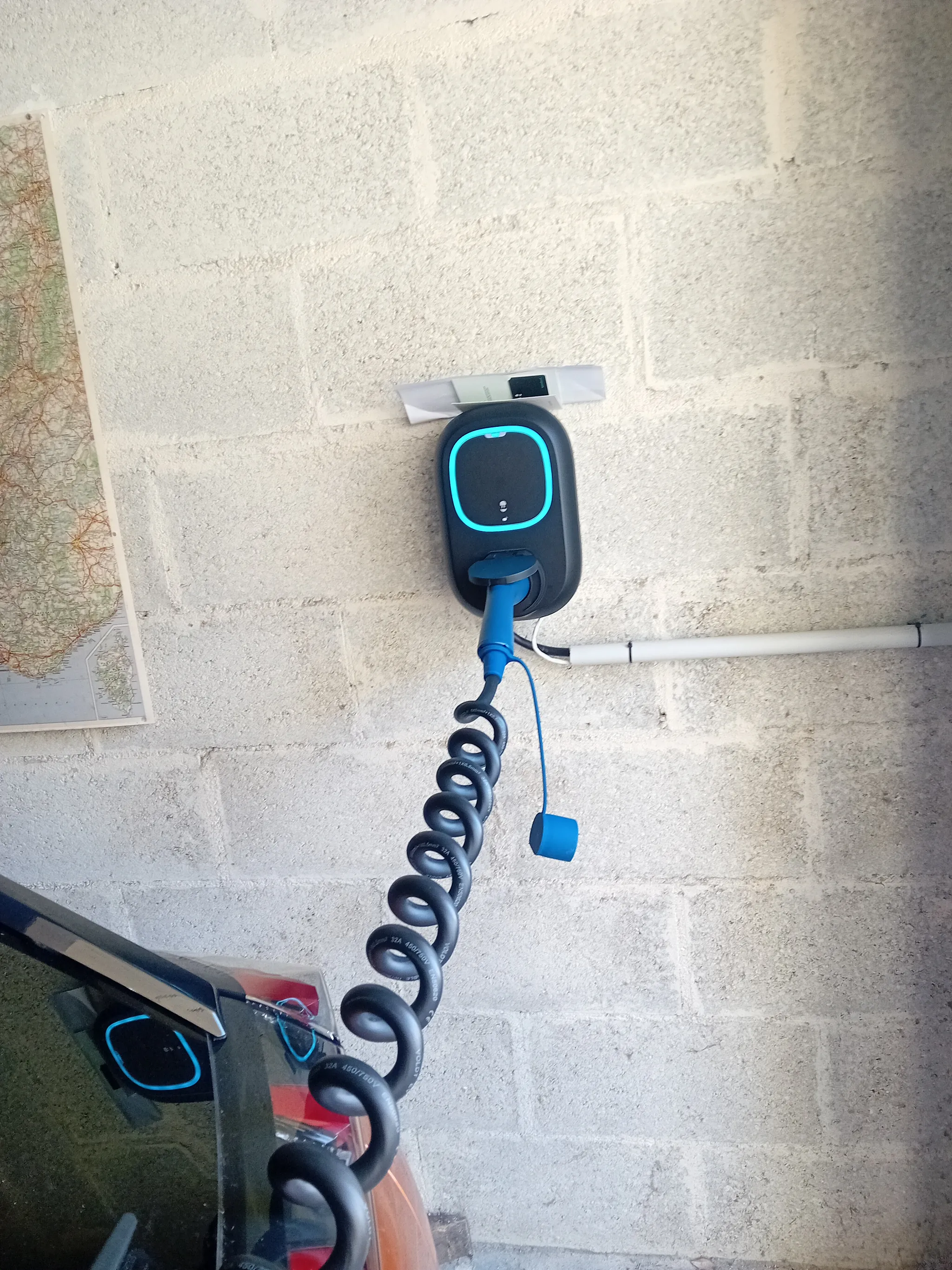 Borne de recharge Wallbox Pulsar Pro installée à Sartrouville (78500)