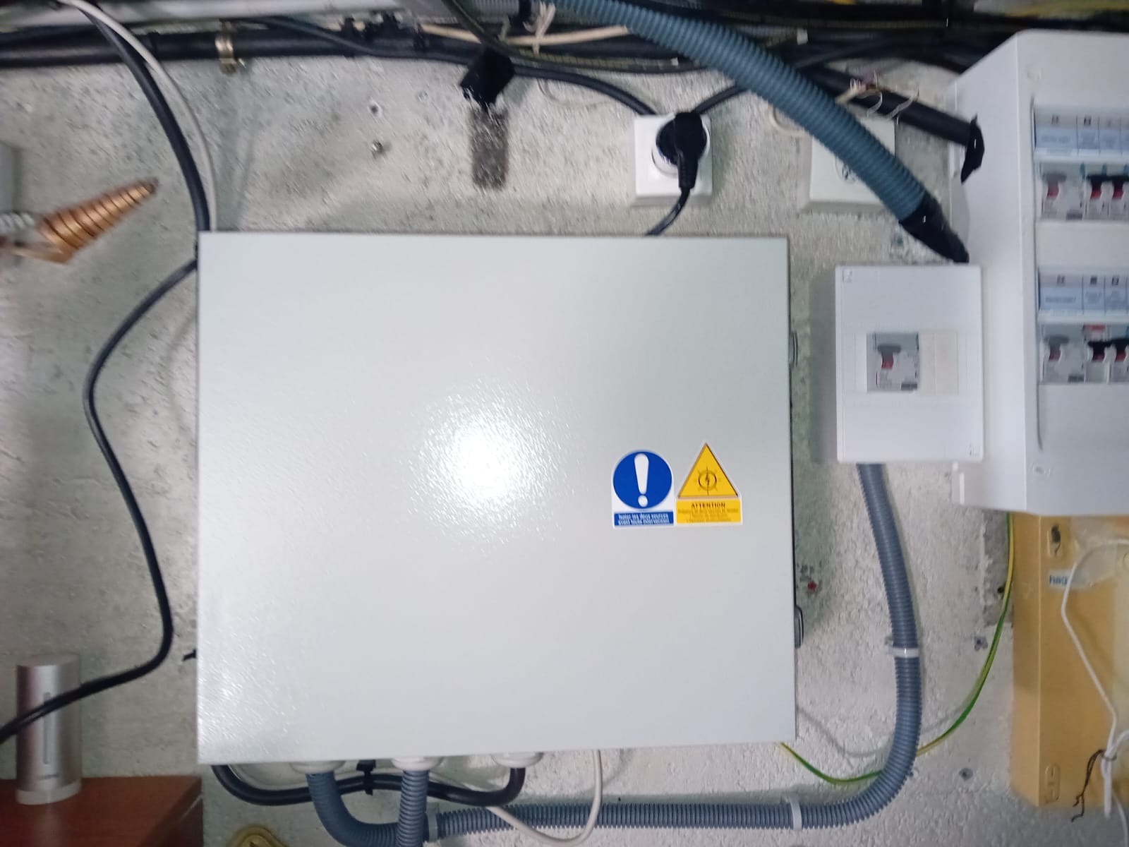 Installation photovoltaïque après l'extension, à Houilles (78800)