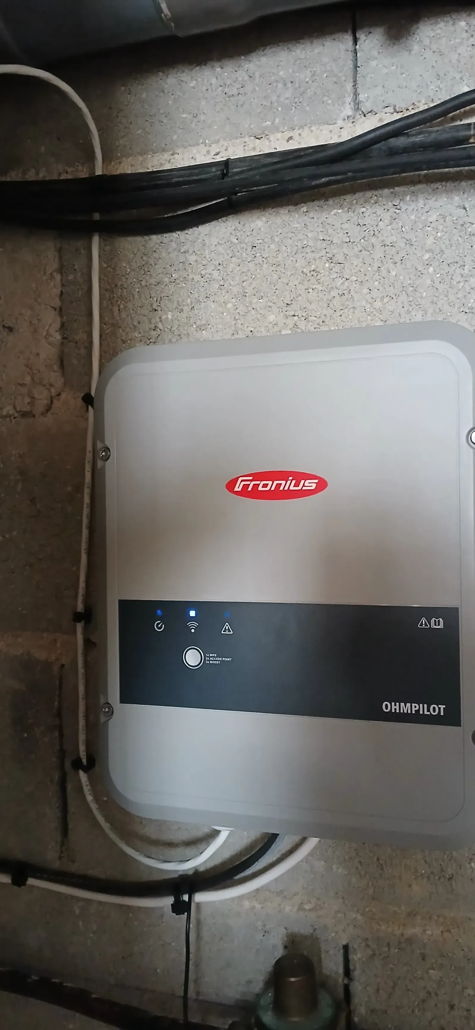Fronius Ohmpilot pour le pilotage du chauffe-eau sur le surplus solaire, à La Frette-sur-Seine (95)