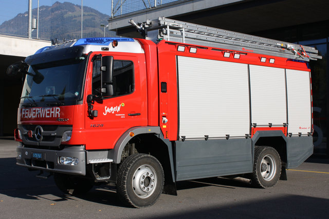 Tank-Lösch-Fahrzeug der Feuerwehr Sachseln