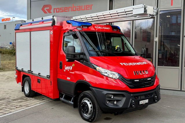 Klein-Tank-Lösch-Fahrzeug der Feuerwehr Sachseln im Flüeli-Ranft