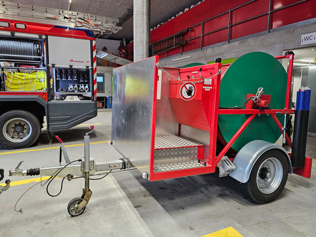 Schlauchverleger der Feuerwehr Sachseln