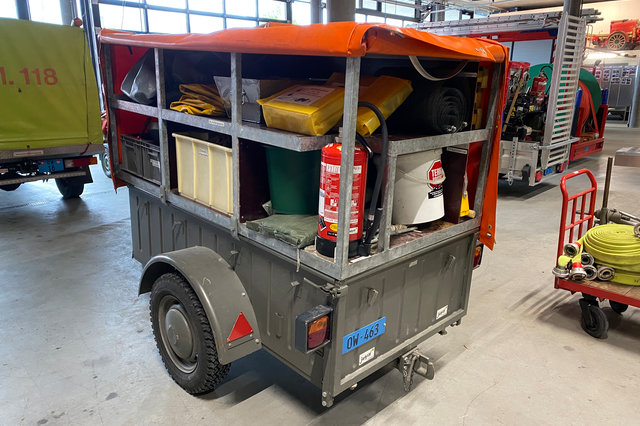 Ölwehranhänger der Feuerwehr Sachseln
