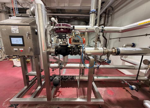Steam system upgrade project energy performance summary