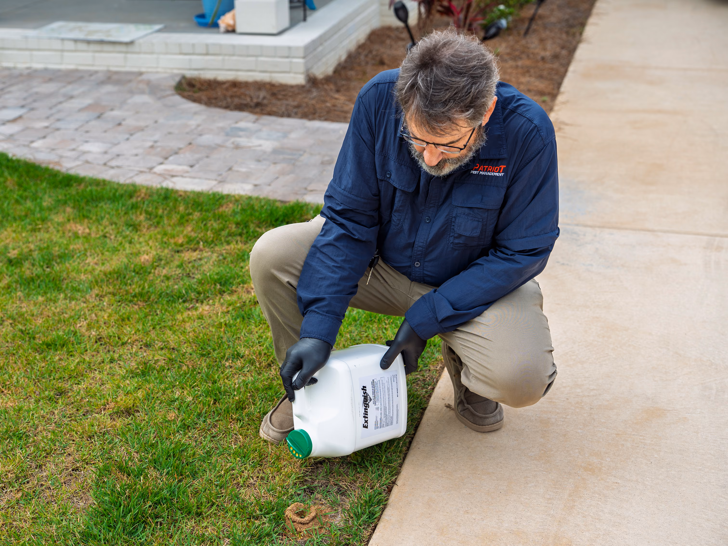 treating a florida yard for fire ants