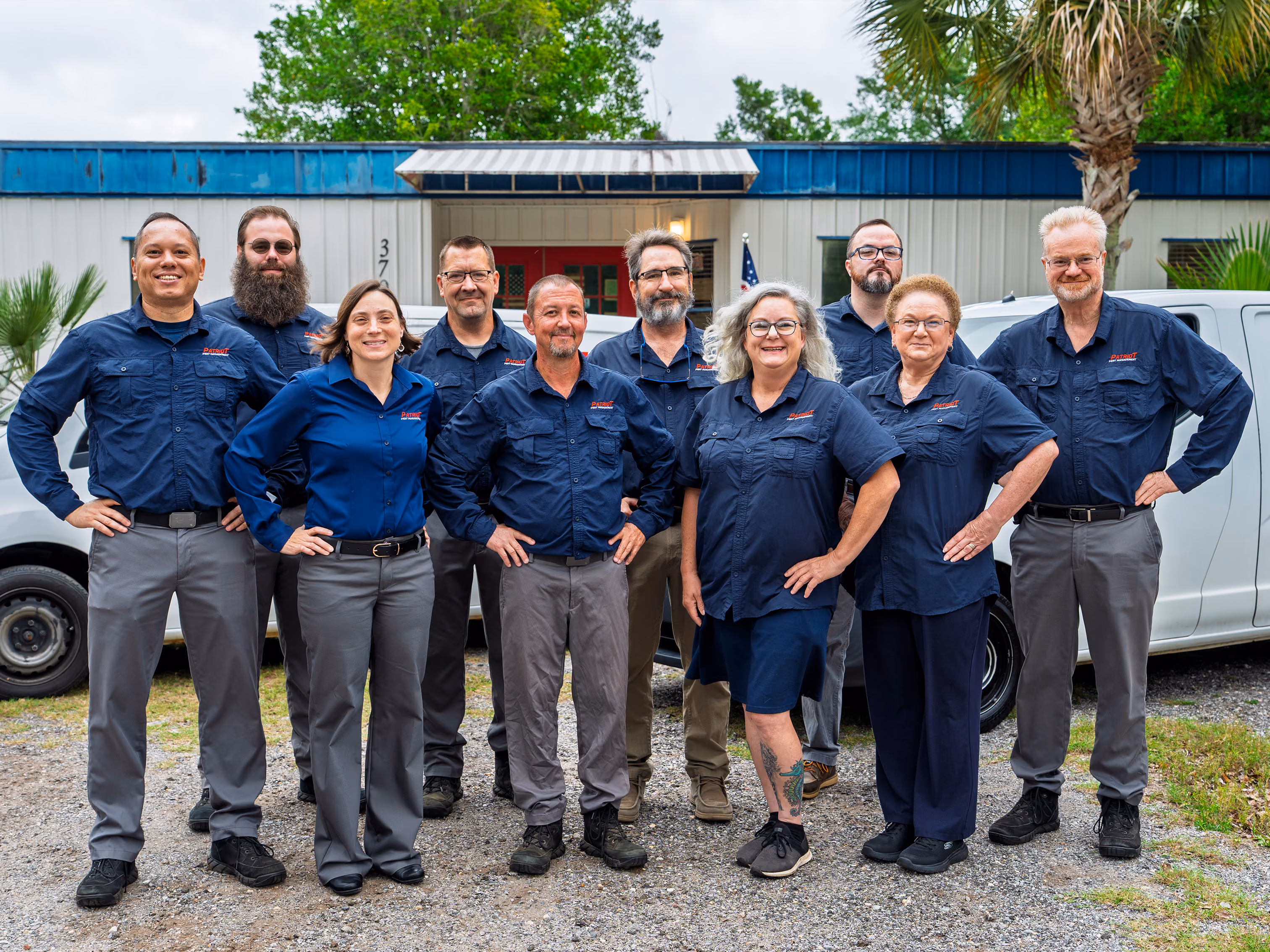 owners and employees of patriot pest management