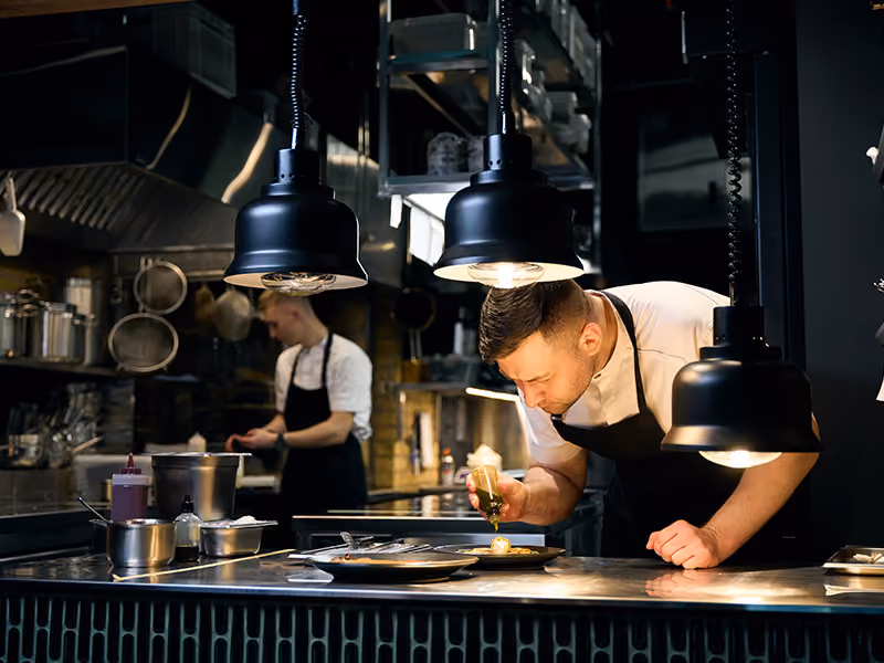 Restaurant kitchen