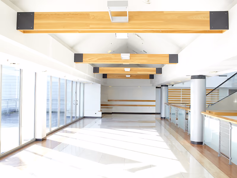 Commercial building interior