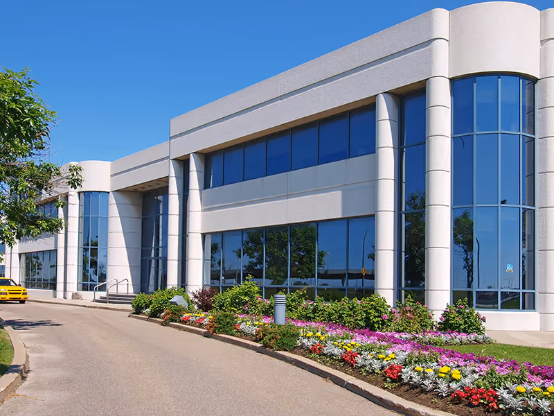Commercial building exterior
