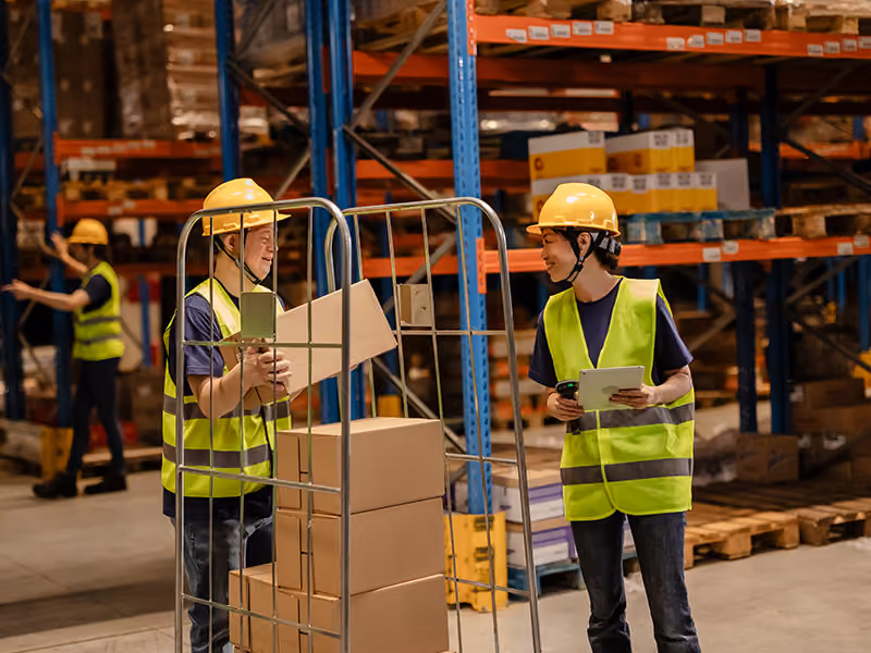 Warehouse workers