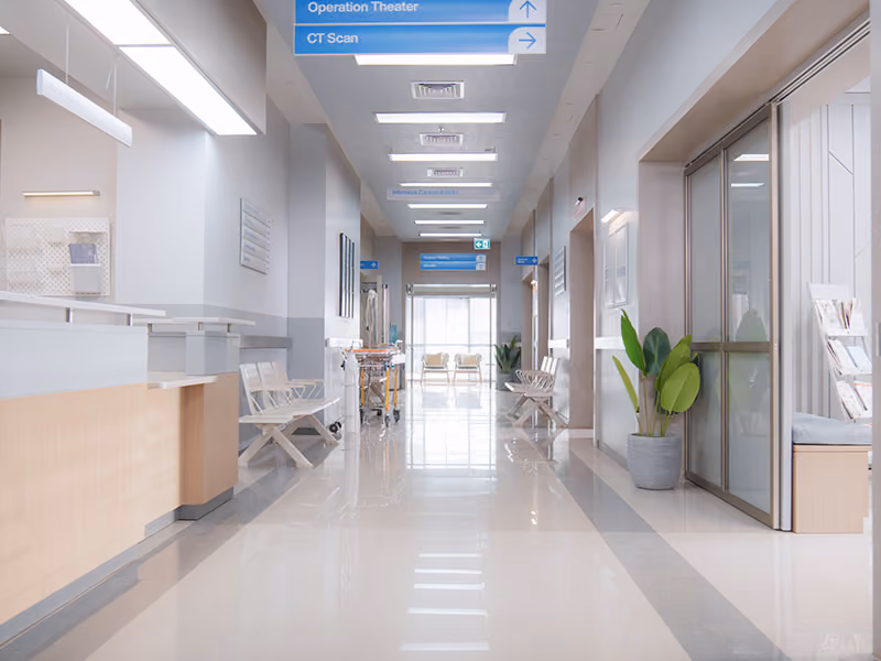 healthcare facility interior