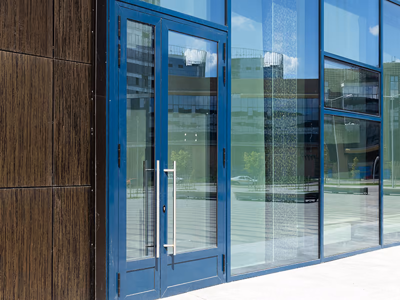 office building door