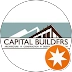 Capital Builders logo with stylized roof peaks and a star emblem in orange and white.