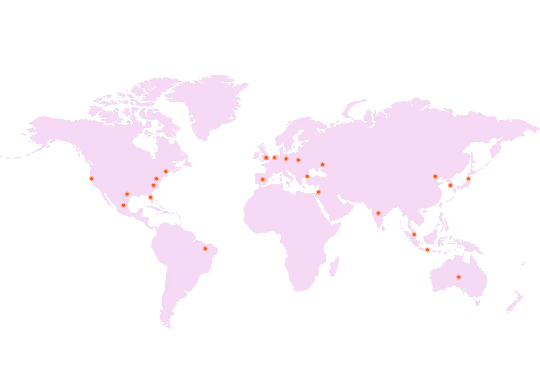 Digital Turbine Locations Map