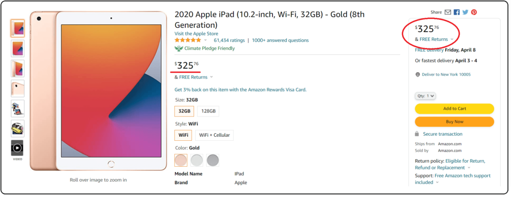amazon tablet pricing