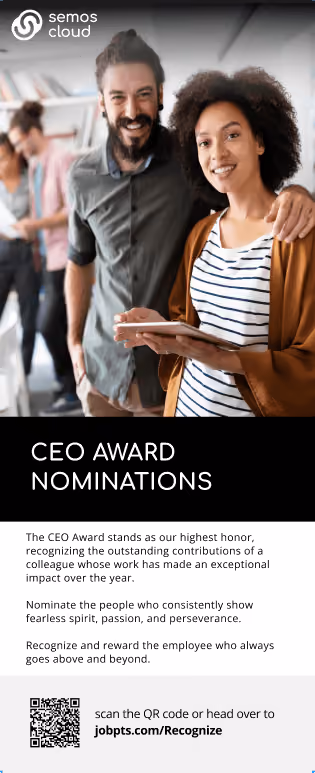 physical posters ceo awards