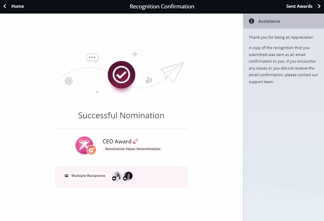 successful nomination