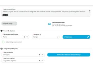 donation program setup