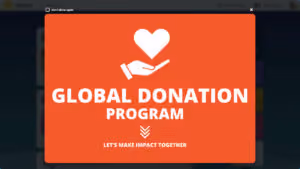 jobpts inside platform promotion of donation program 