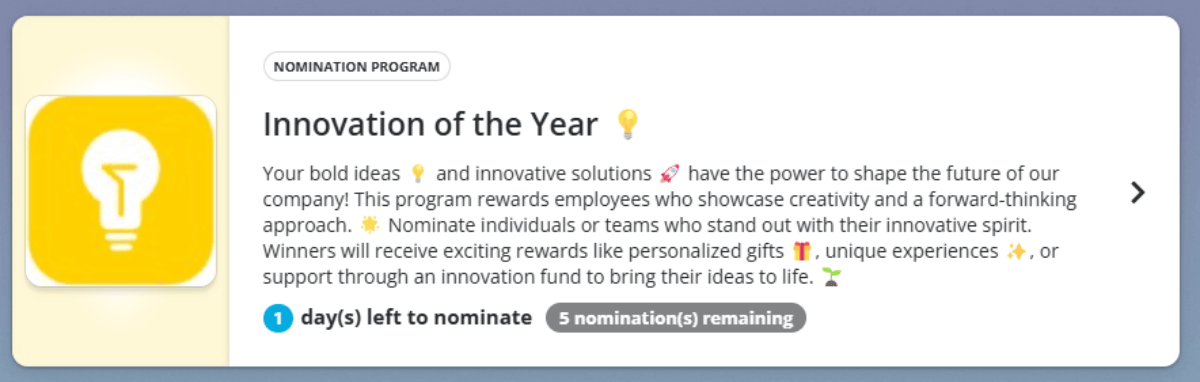 innovation program details