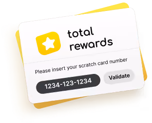 christmas holiday scratchcard