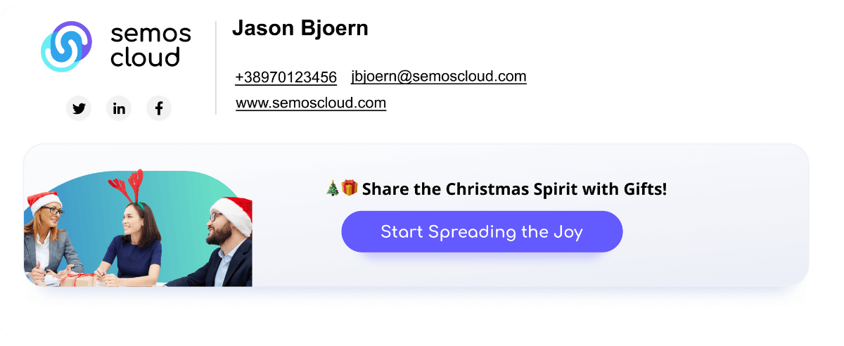 christmas recognition program email banner