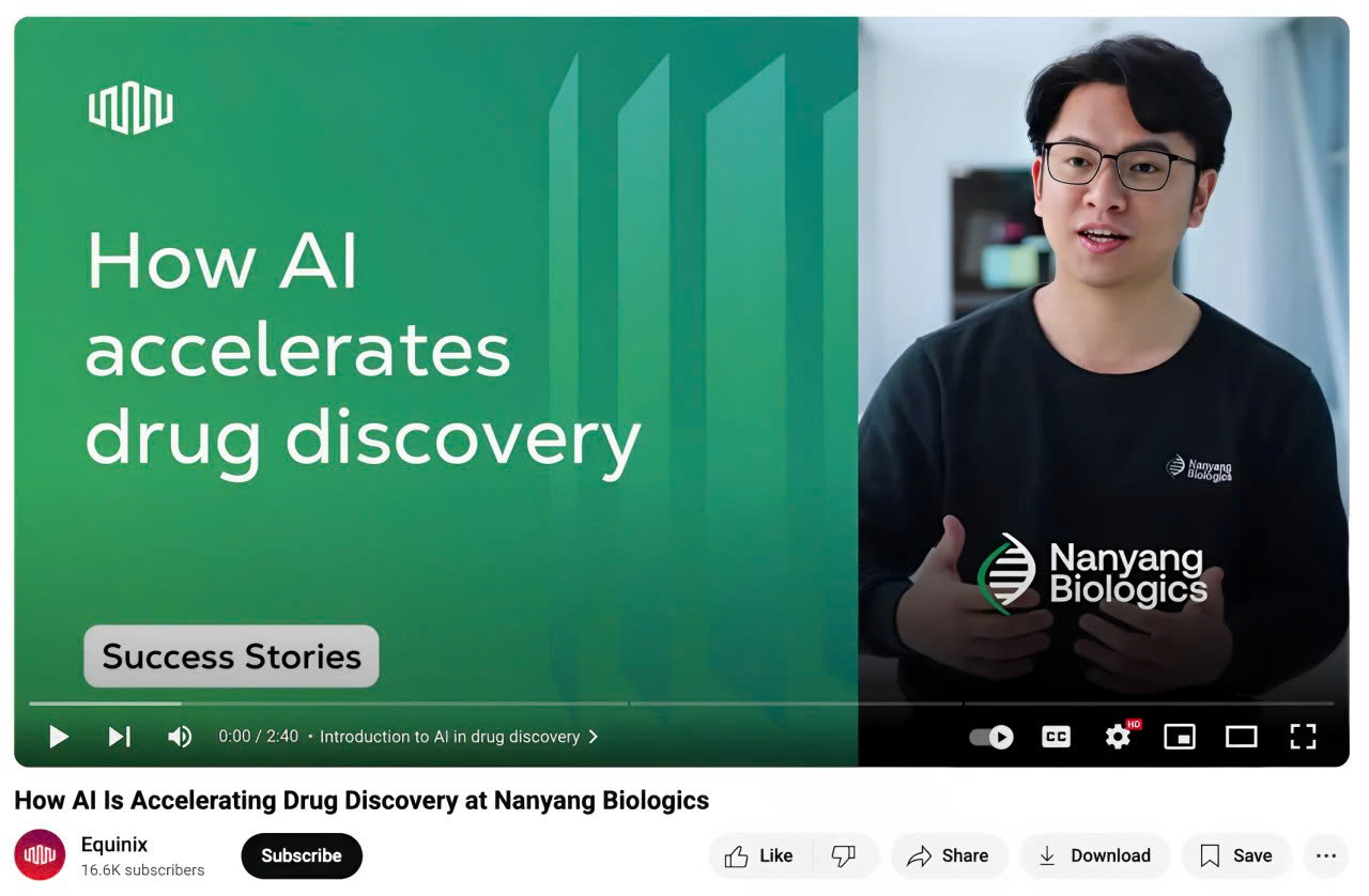 NYB Featured in Equinix Global Case Study on AI-Powered Drug Discovery