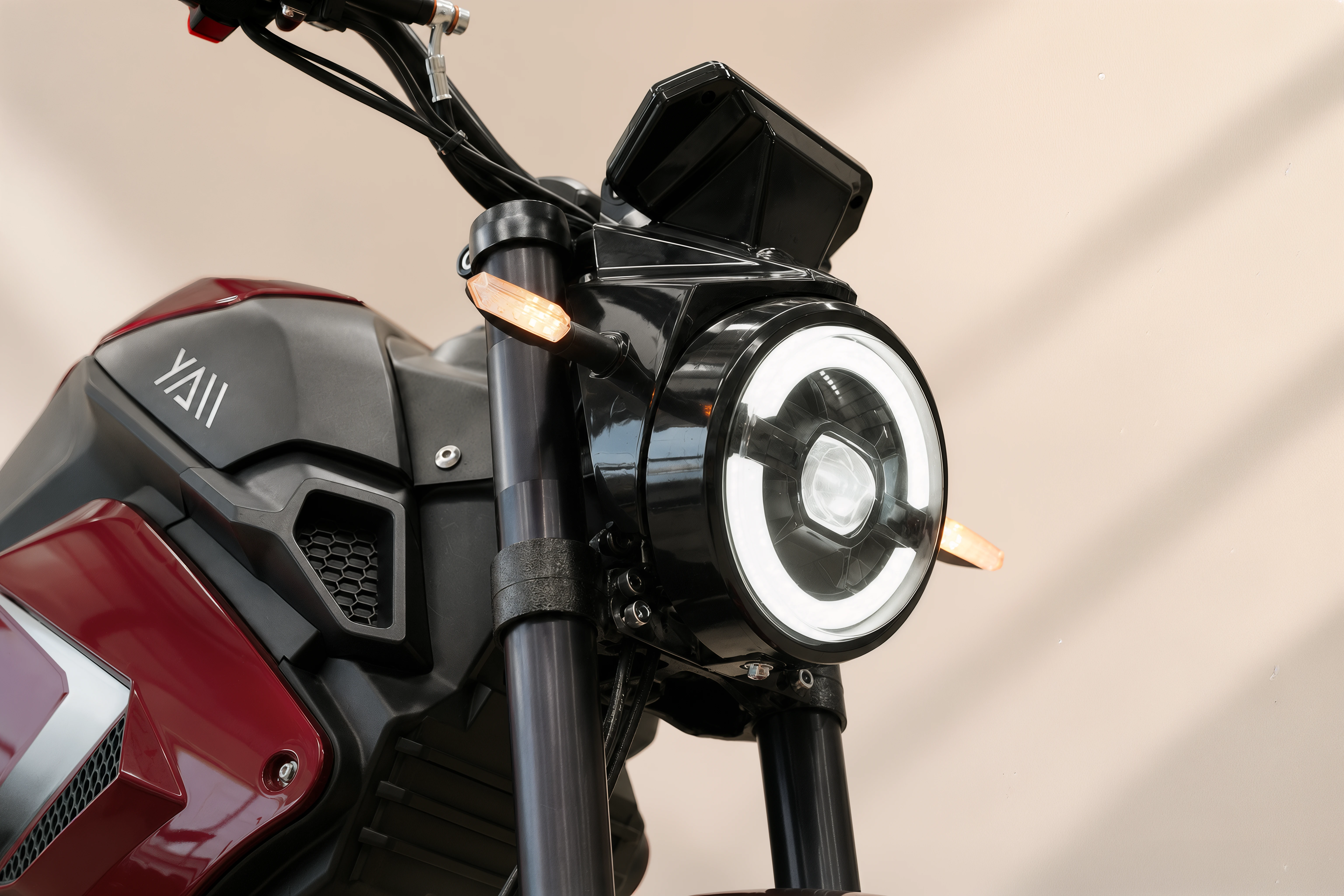 huracan roja - faro frontal