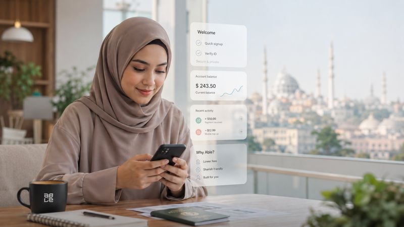 The Able global spending card