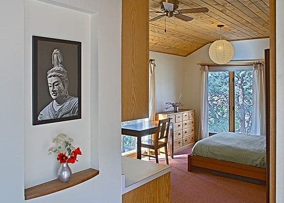 Hillside Cabin interior
