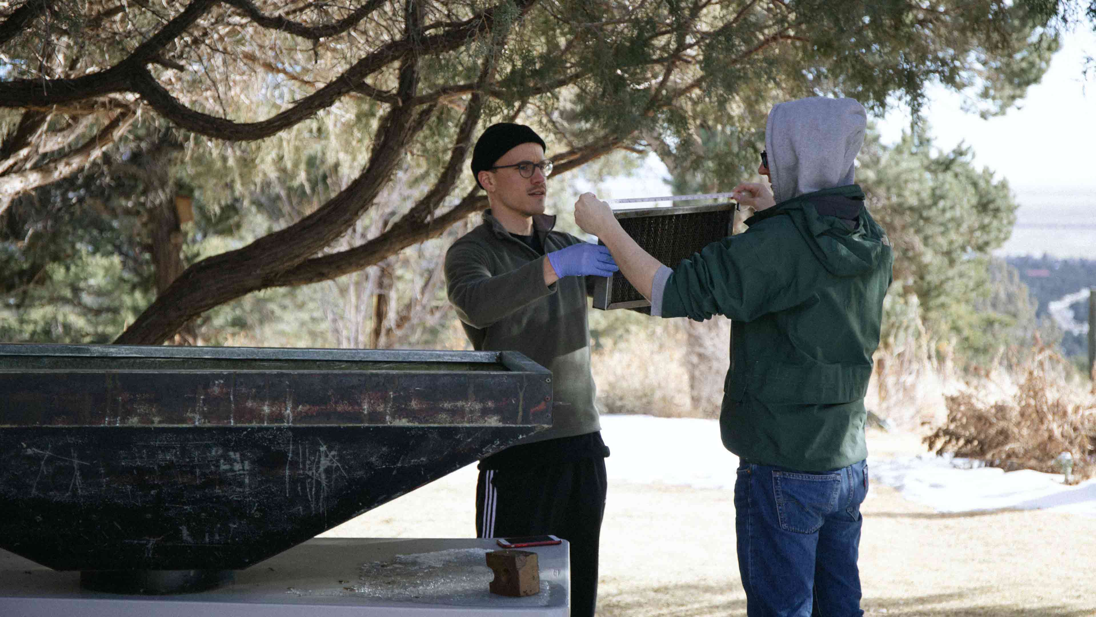 Students at work practice, part of everyday Zen at Crestone Mountain Zen Center