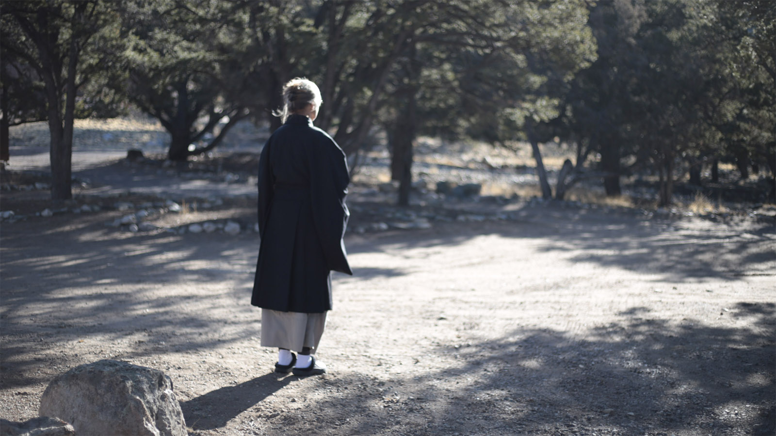 Monks and students during the Monastic Training Weeks at Crestone Mountain Zen Center