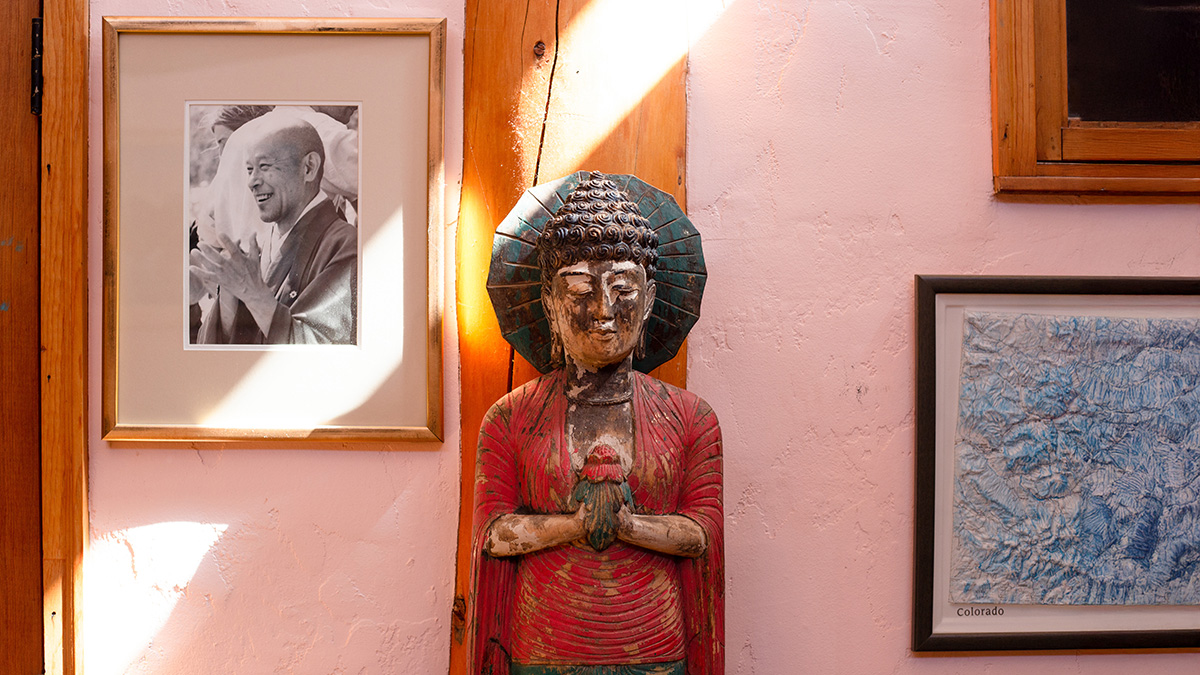 Crestone Mountain Zen Center in its high mountain setting in southern Colorado
