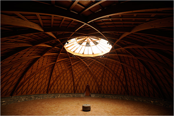 The Dome building at Crestone Mountain Zen Center in Crestone, Colorado