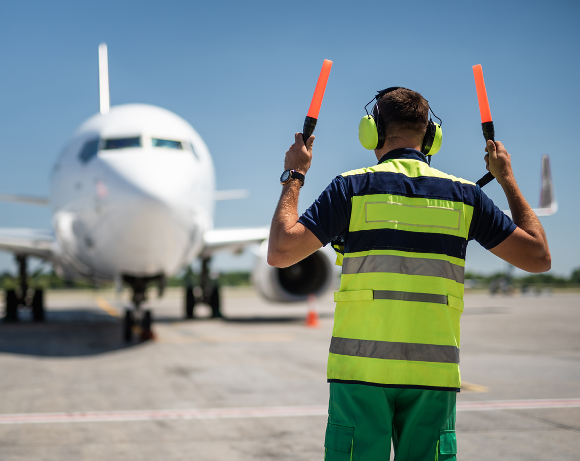 Ground Services guiding plane
