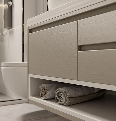 Covering meubles de salle de bain