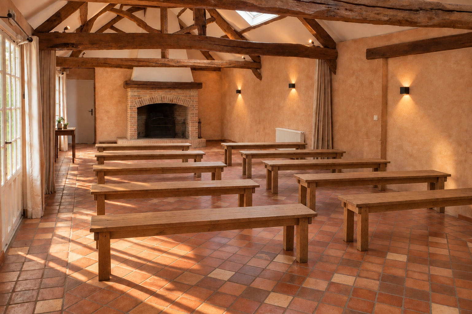 salle mirabelle du domaine de la huguenoterie pour des cérémonies