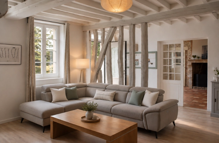 salon chaleureux