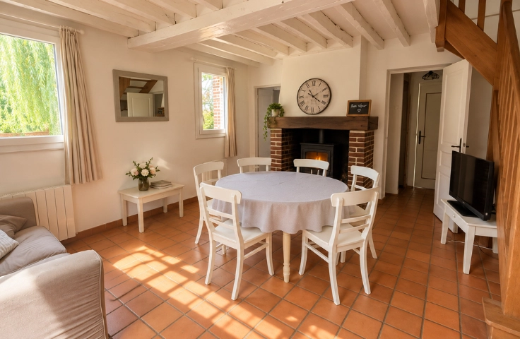 salon lumineux de la maison