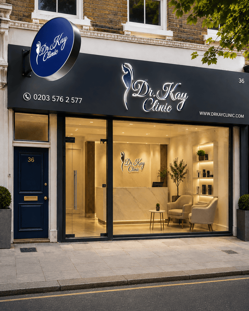 Consultation room at Dr Kay Clinic in Chiswick