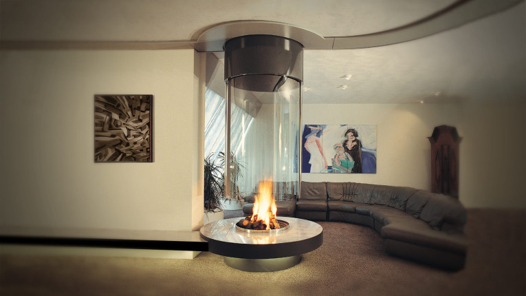 Exquisitely Designed Circular Gas Fires