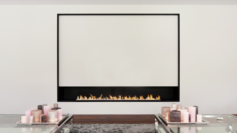 elegant bespoke fireplace