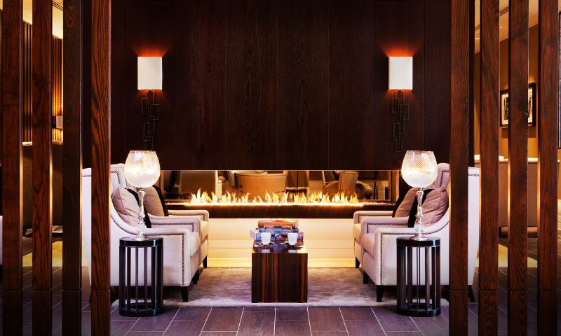 frameless bespoke fireplace