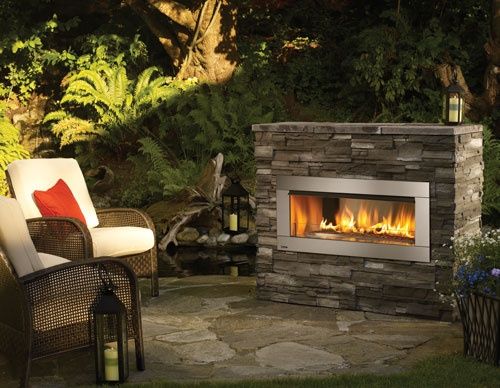 outdoor modern gas fires