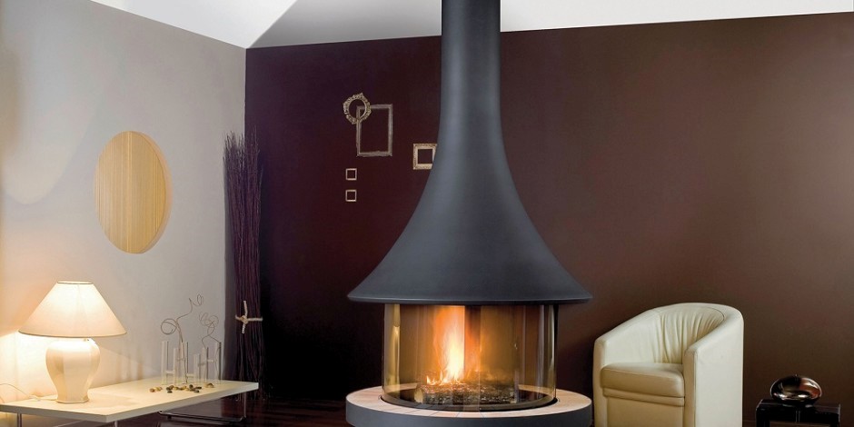 Contemporary gas fire design