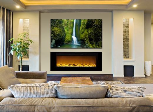electric designer fireplaces