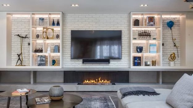 Sleek Fireplaces