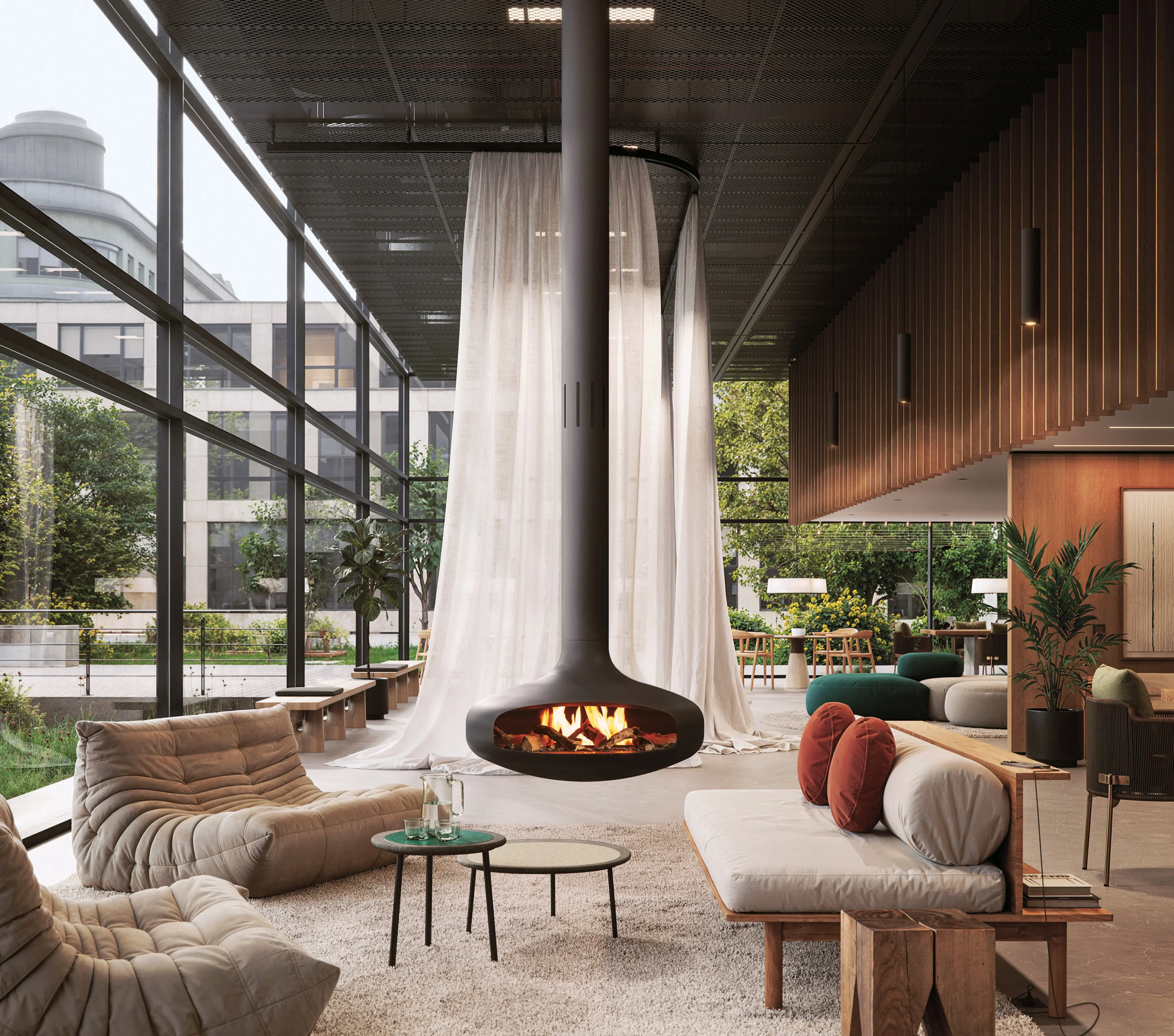 Domofocus Bioethanol fire by Modus fireplaces 