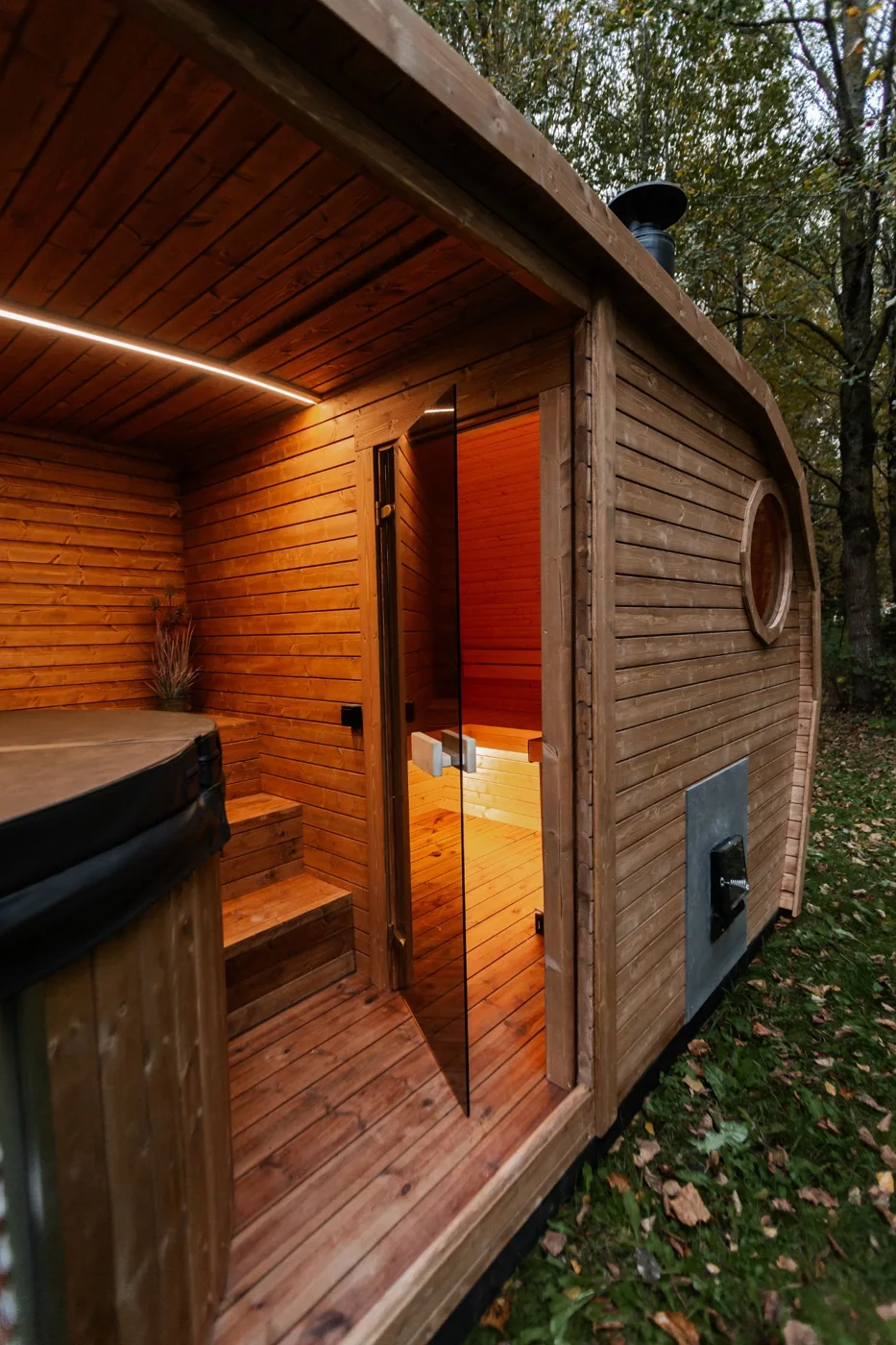 Sauna s kaďou 2 v 1 OASIS