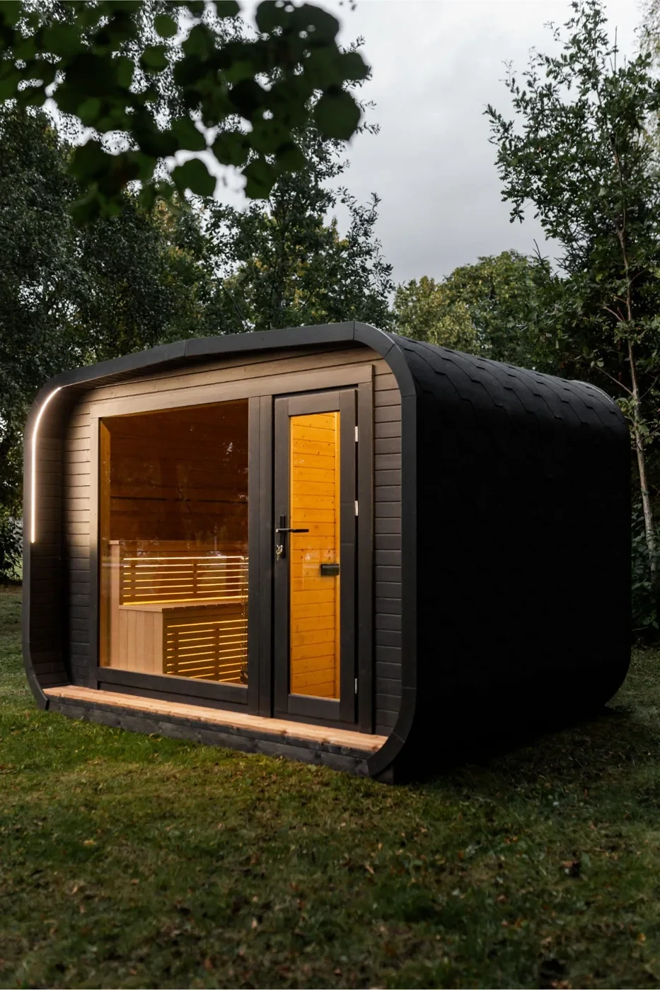 Sauna LUX 245 × 340 s predsieňou